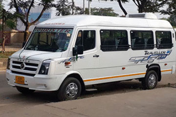 17 Seater Tempo Traveller on Rent